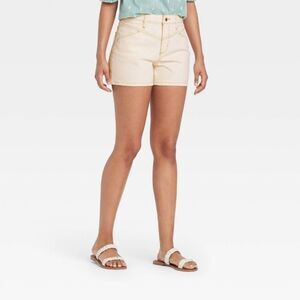 😊3/$30 universal thread vintage stretch midi shorts fitted hip & leg women Sz 2